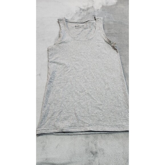 Pact Organic Cotton Medium Grey Tank Top - Picture 1 of 6